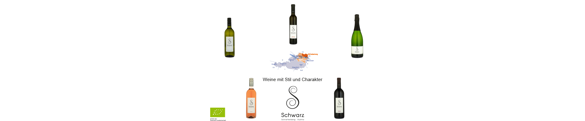 Diverse Wein- und Sektflaschen